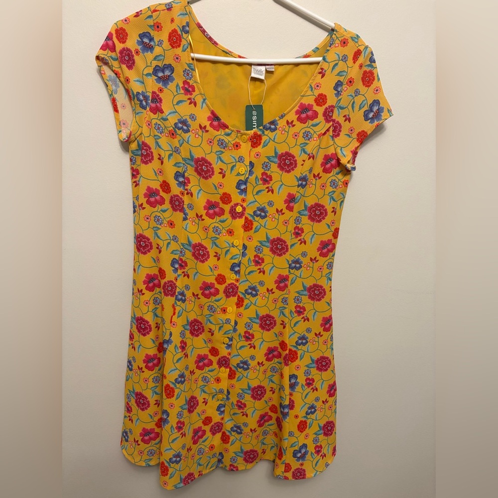 Floral Yellow women’s dress